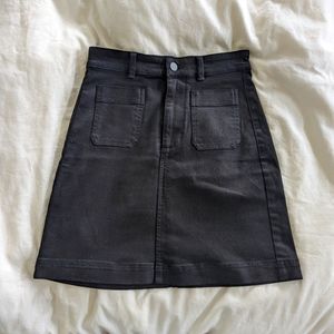 Everlane Cotton Twill Patch Pocket Skirt
